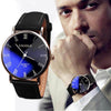 Herren Armbanduhr Luxusmode leder